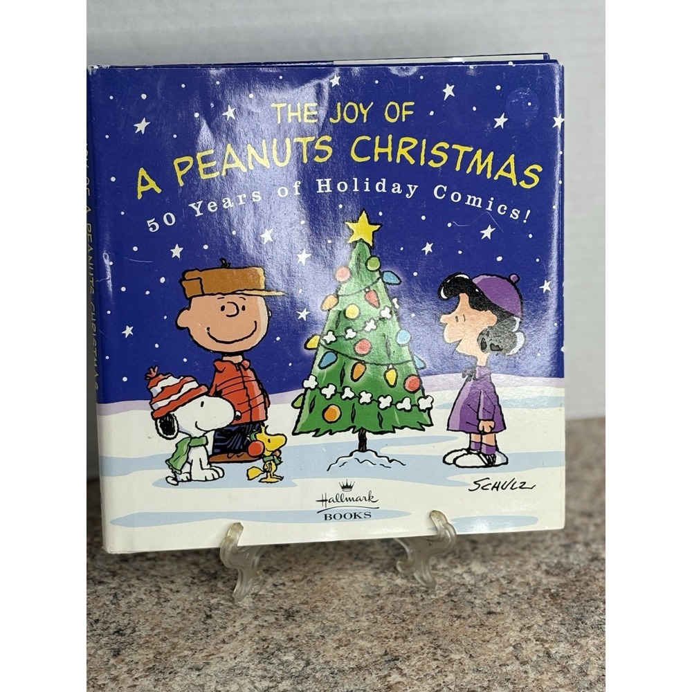 Joy of a Peanuts Christmas Hardcover Book Hallmark Charlie Brown Snoopy‎ 2000